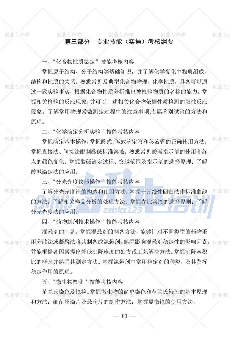 2025年辽宁专升本制药组考试大纲
